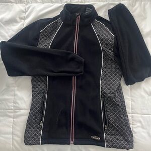 Harley-Davidson Black and Pink Fleece Jacket